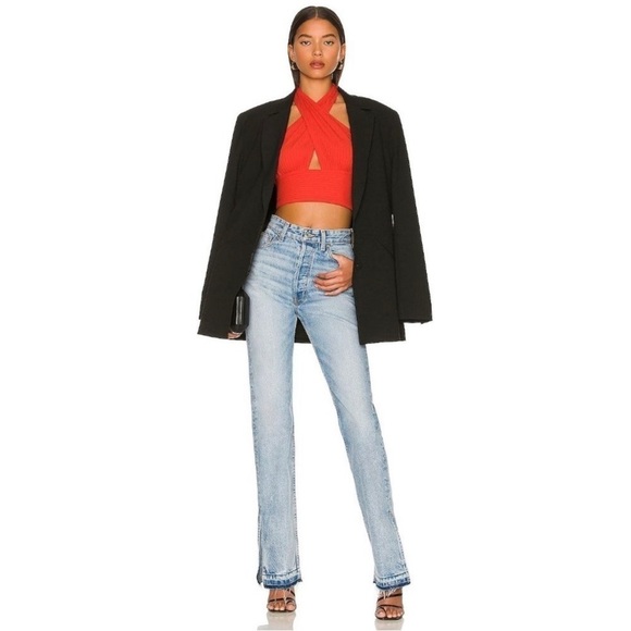 Callahan x REVOLVE Women's Mimi Halter Tank in Red Small - Picture 8 of 11